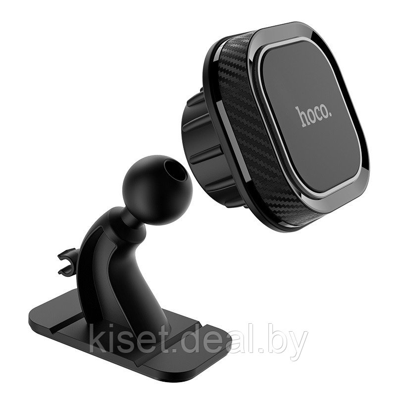 Держатель для телефона автомобильный магнитный Hoco CA53 на панель черный