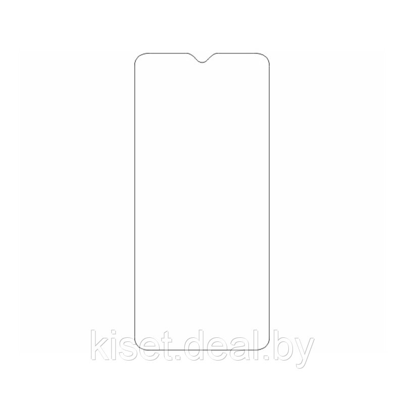Защитная гидрогелевая пленка KST HG для OnePlus 7 на экран до скругления прозрачная - фото 1 - id-p214997800