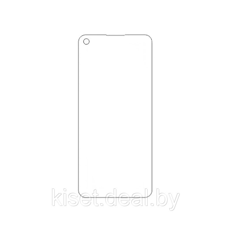 Защитная гидрогелевая пленка KST HG для OnePlus 8 на весь экран прозрачная