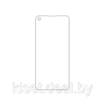 Защитная гидрогелевая пленка KST HG для OnePlus 8 Pro на весь экран прозрачная