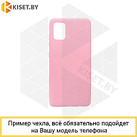 Силиконовый чехол Matte Case для Samsung Galaxy A41 светло-розовый