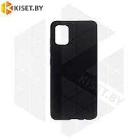 Силиконовый чехол Matte Case для Samsung Galaxy A41 черный