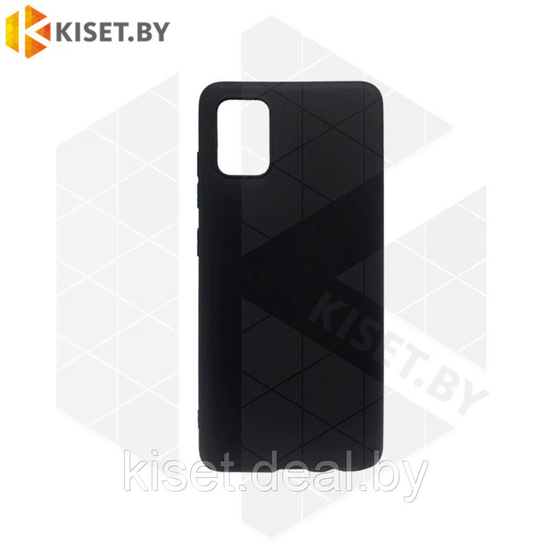 Силиконовый чехол Matte Case для Samsung Galaxy A41 черный - фото 1 - id-p214996757