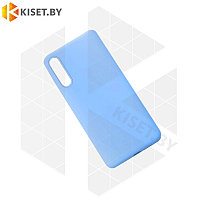 Силиконовый чехол Matte Case для Samsung Galaxy M01 голубой