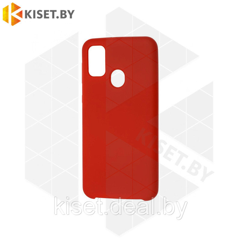 Силиконовый чехол Matte Case для Samsung Galaxy M21 красный - фото 1 - id-p214996763