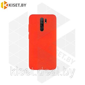 Силиконовый чехол Matte Case для Xiaomi Redmi 9 красный