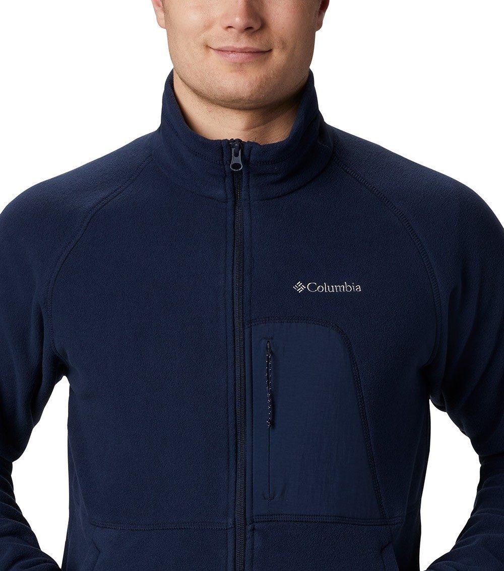 Джемпер мужской Columbia Rapid Expedition Full Zip Fleece темно-синий - фото 4 - id-p215000027