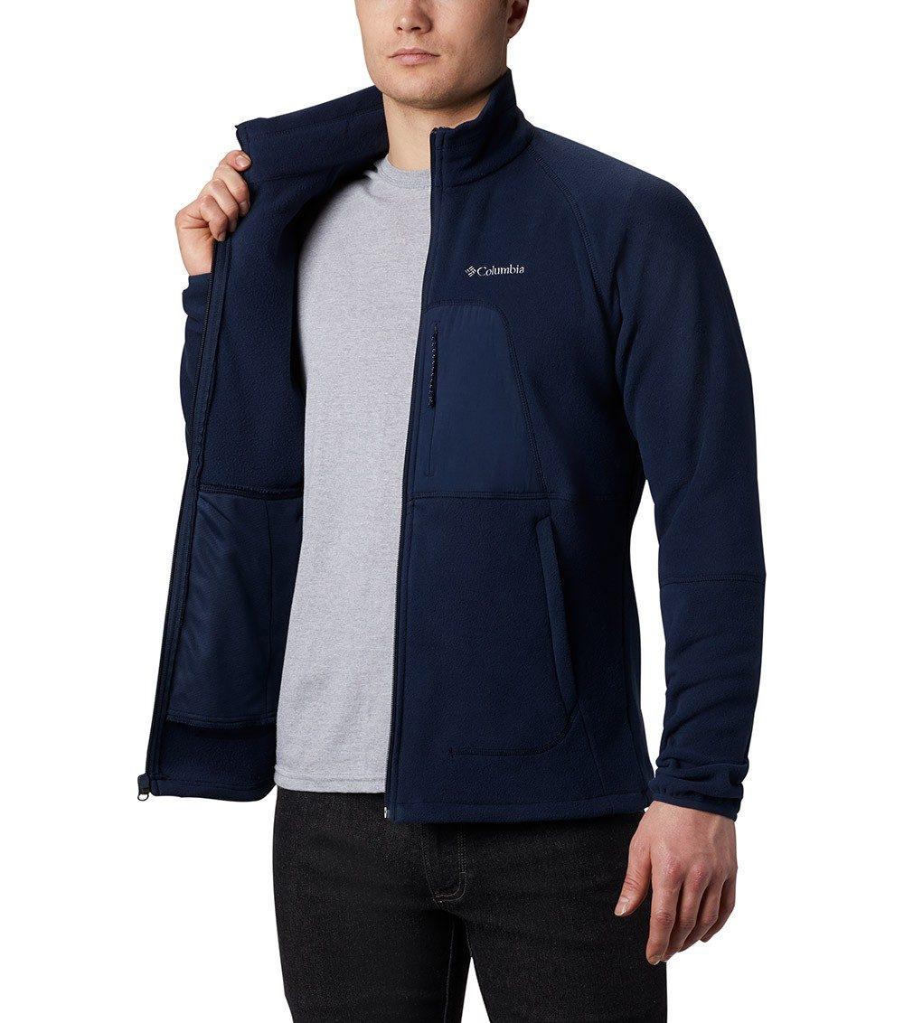 Джемпер мужской Columbia Rapid Expedition Full Zip Fleece темно-синий - фото 6 - id-p215000028