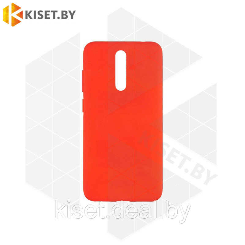 Силиконовый чехол Matte Case для Nokia 5.1 Plus красный - фото 1 - id-p214996782