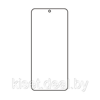 Защитная гидрогелевая пленка KST HG для Xiaomi Redmi Note 12 на весь экран прозрачная