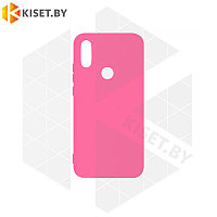 Силиконовый чехол Matte Case для Xiaomi Mi play розовый