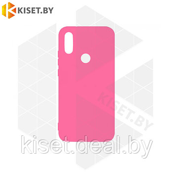 Силиконовый чехол Matte Case для Xiaomi Mi play розовый