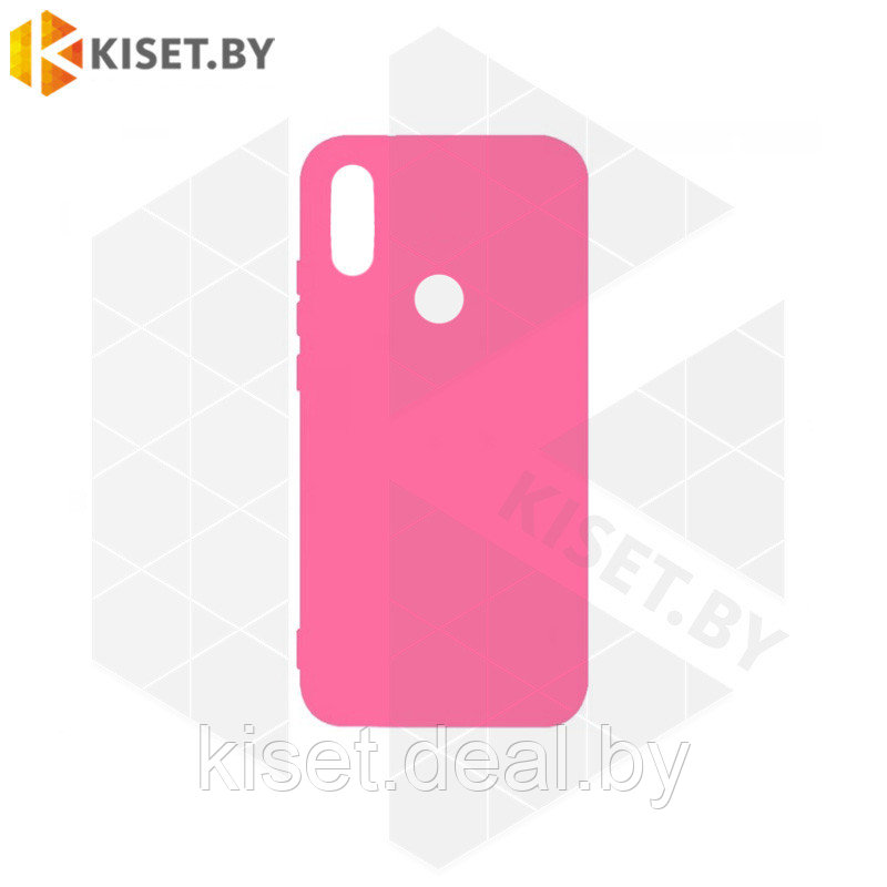 Силиконовый чехол Matte Case для Xiaomi Mi play розовый - фото 1 - id-p214996800