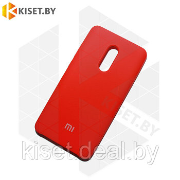 Soft-touch бампер KST Silicone Cover для Xiaomi Redmi Note 4X красный