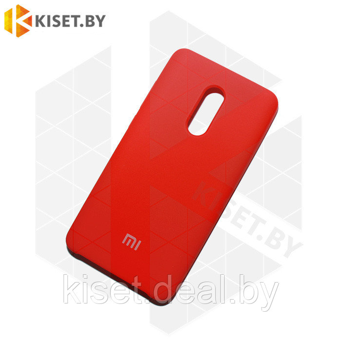 Soft-touch бампер KST Silicone Cover для Xiaomi Redmi Note 4X красный - фото 1 - id-p214996058