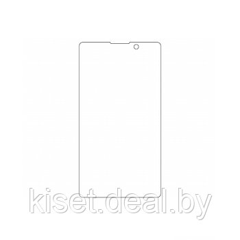 Защитная гидрогелевая пленка KST HG для Nokia XL на весь экран прозрачная