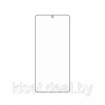 Защитная гидрогелевая пленка KST HG для Xiaomi Redmi Note 10 Pro Max на весь экран прозрачная