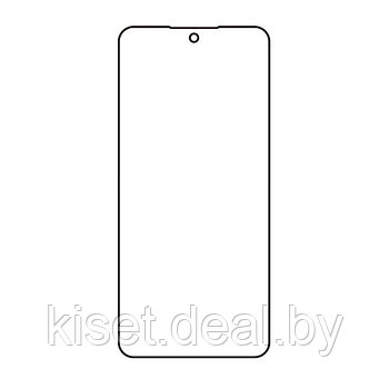 Защитная гидрогелевая пленка KST HG для Xiaomi Redmi Note 12 Pro на весь экран прозрачная