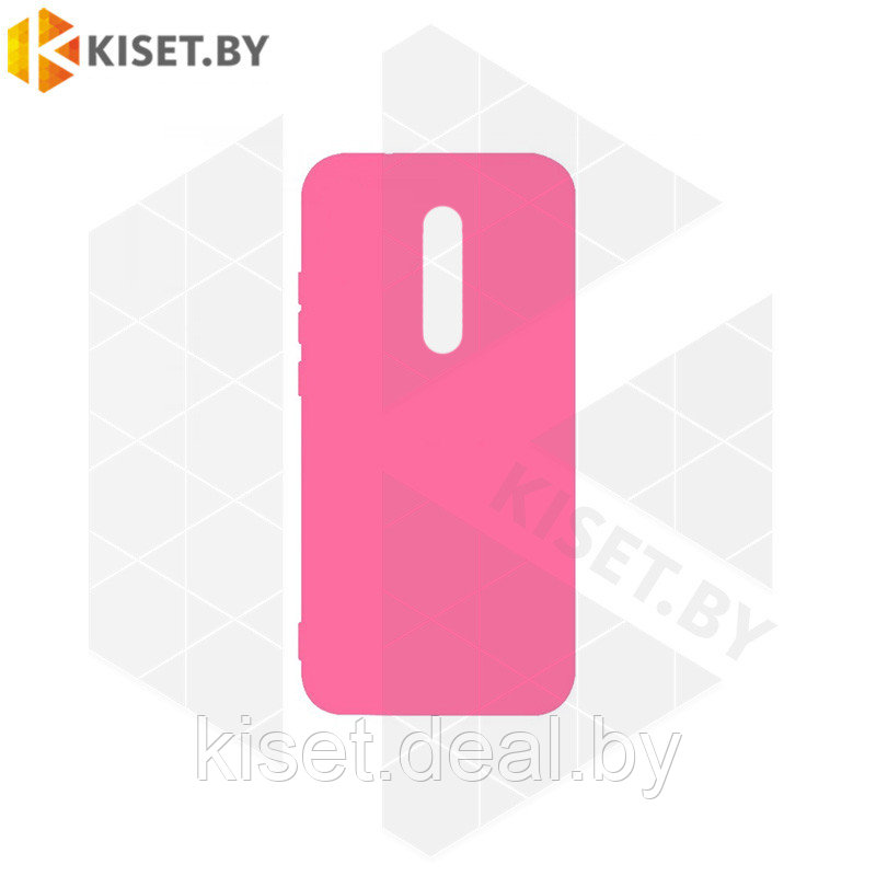 Силиконовый чехол Matte Case для Xiaomi Redmi K20 / K20 Pro / Mi 9T / Mi 9T Pro розовый - фото 1 - id-p214996810