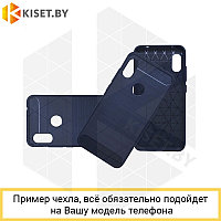 Силиконовый чехол Brushed Line Case для Samsung Galaxy A20 / A30 синий