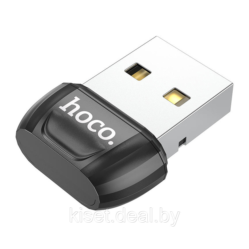 Bluetooth 5.0 адаптер Hoco UA18 3.0Mbps черный - фото 1 - id-p214999436