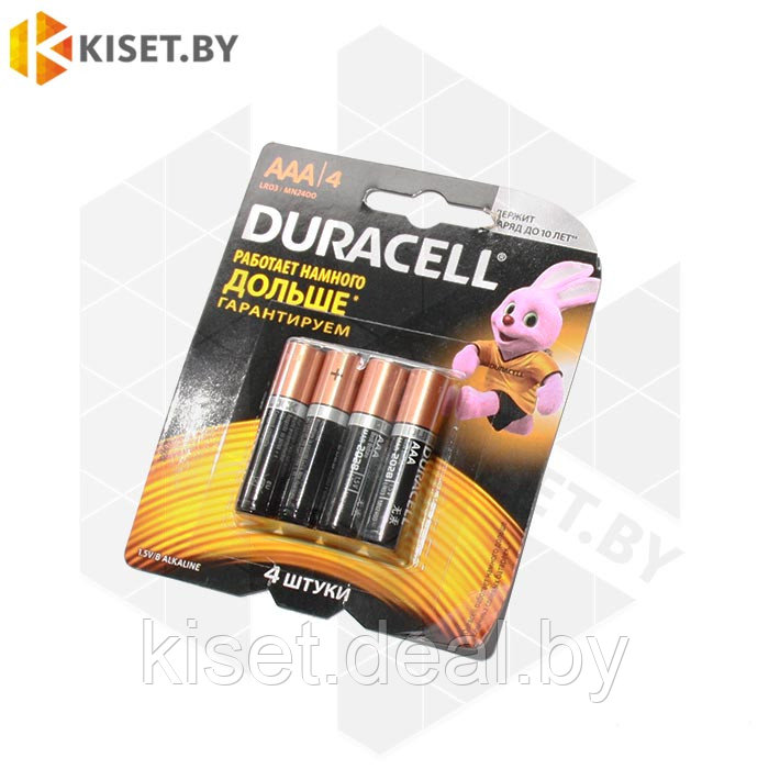 Батарейка AAA Duracell LR03 MN2400 alkaline - фото 2 - id-p214996120