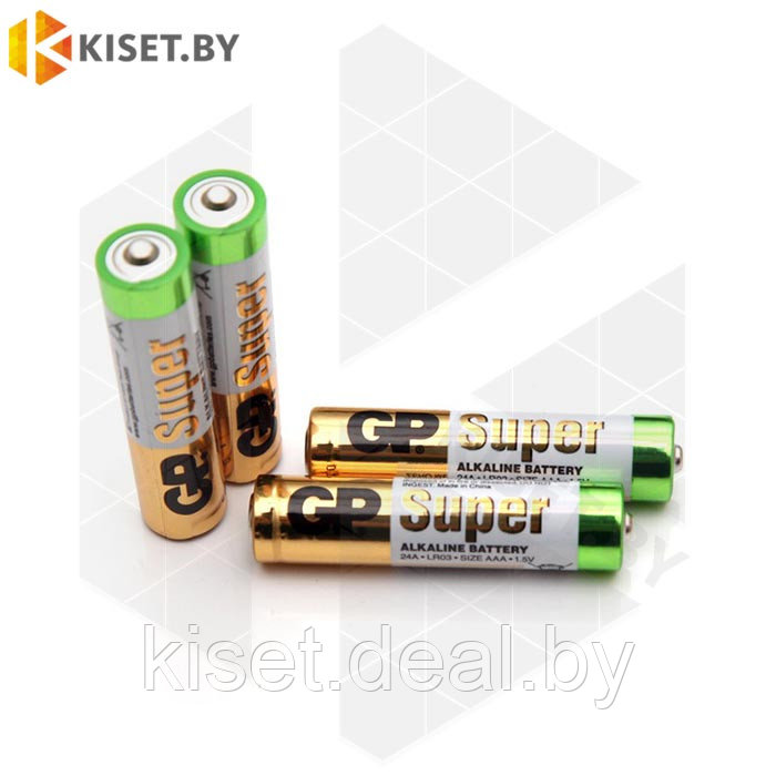 Батарейка AAA GP Super LR03 GP24A4 alkaline - фото 2 - id-p214996129