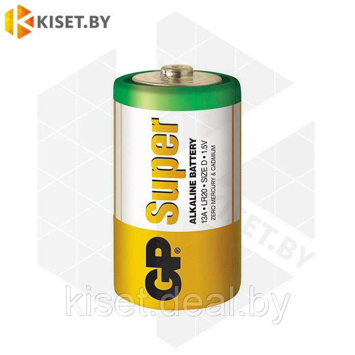 Батарейка D GP LR20 GP13A alkaline - фото 2 - id-p214996132