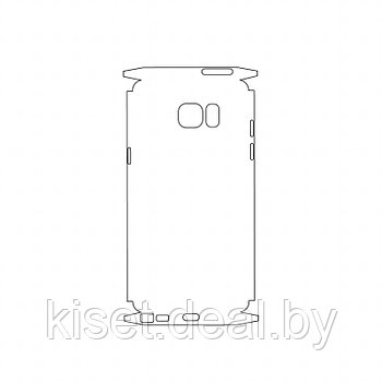 Защитная гидрогелевая пленка KST HG для Samsung Galaxy Note 7 (N930F) на заднюю крышку и боковые грани