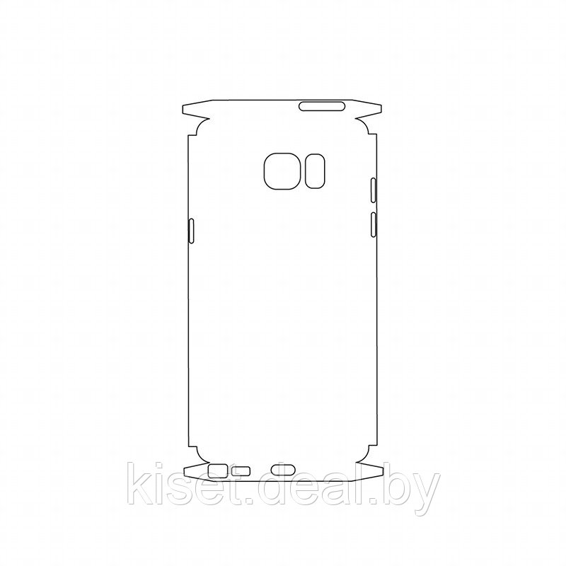 Защитная гидрогелевая пленка KST HG для Samsung Galaxy Note 7 (N930F) на заднюю крышку и боковые грани - фото 1 - id-p214997977