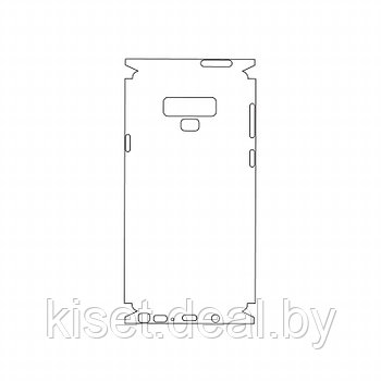 Защитная гидрогелевая пленка KST HG для Samsung Galaxy Note 9 на заднюю крышку и боковые грани