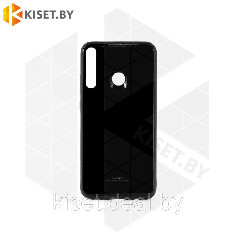Чехол-бампер Glassy Case для Huawei P40 Lite E / Y7p / Honor 9C черный - фото 1 - id-p214996932