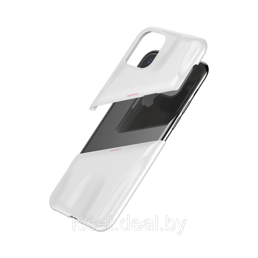 Чехол Baseus Let&apos;&apos;s go Airflow WIAPIPH61S-GM24 для iPhone 11 бело-розовый - фото 2 - id-p214998788