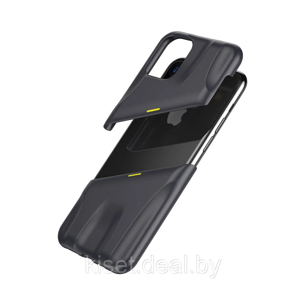 Чехол Baseus Let&apos;&apos;s go Airflow WIAPIPH61S-GMGY для iPhone 11 серо-желтый - фото 2 - id-p214998789