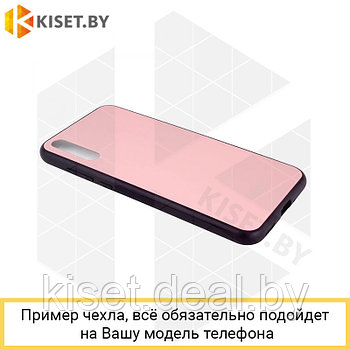 Чехол-бампер Glassy Case для Huawei P40 Lite / Nova 6SE розовый