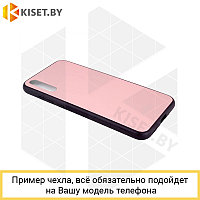 Чехол-бампер Glassy Case для Huawei P40 Pro розовый