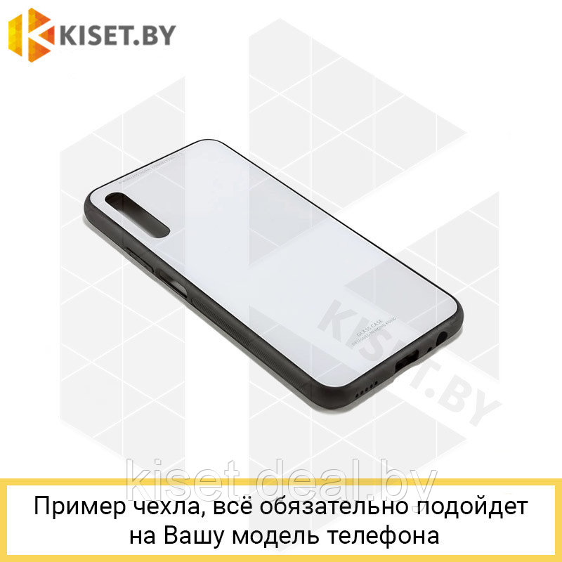 Чехол-бампер Glassy Case для Huawei P Smart Z / Honor 9X / Y9 Prime (2019) белый - фото 1 - id-p214996941
