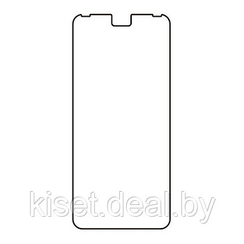 Защитная гидрогелевая пленка KST HG для Xiaomi 13 Lite (2023) на весь экран прозрачная