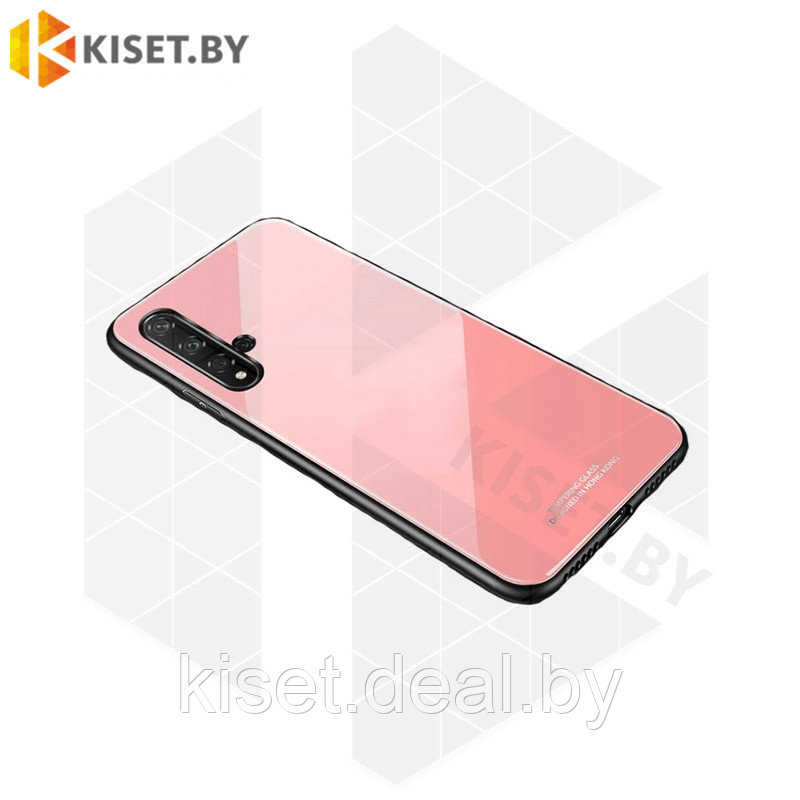 Чехол-бампер Glassy Case для Huawei Honor 20/ Nova 5T розовый - фото 1 - id-p214996944