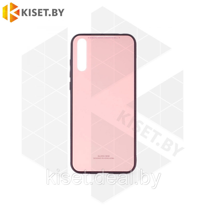 Чехол-бампер Glassy Case для Huawei Y8p (2020) / Honor 30i розовый - фото 1 - id-p214996949