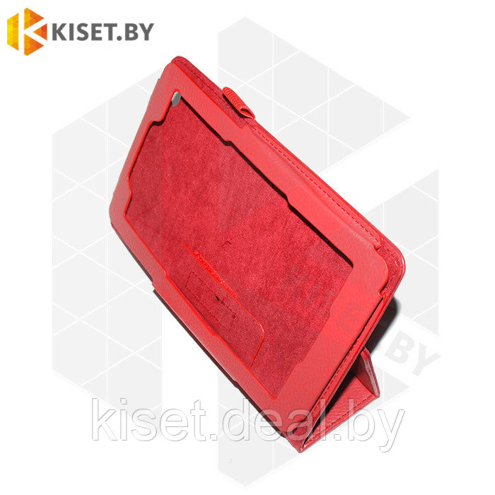 Чехол-книжка KST Classic case для Lenovo Tab E7 TB-7104 красный - фото 1 - id-p214996161