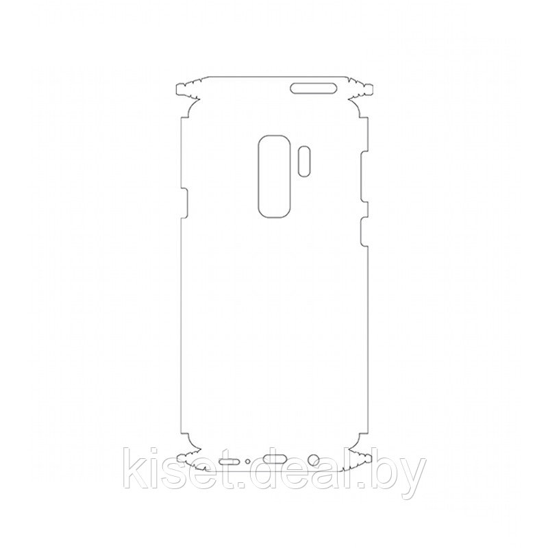 Защитная гидрогелевая пленка KST HG для Samsung Galaxy S9 Plus (G965) на заднюю крышку и боковые грани - фото 1 - id-p214998008