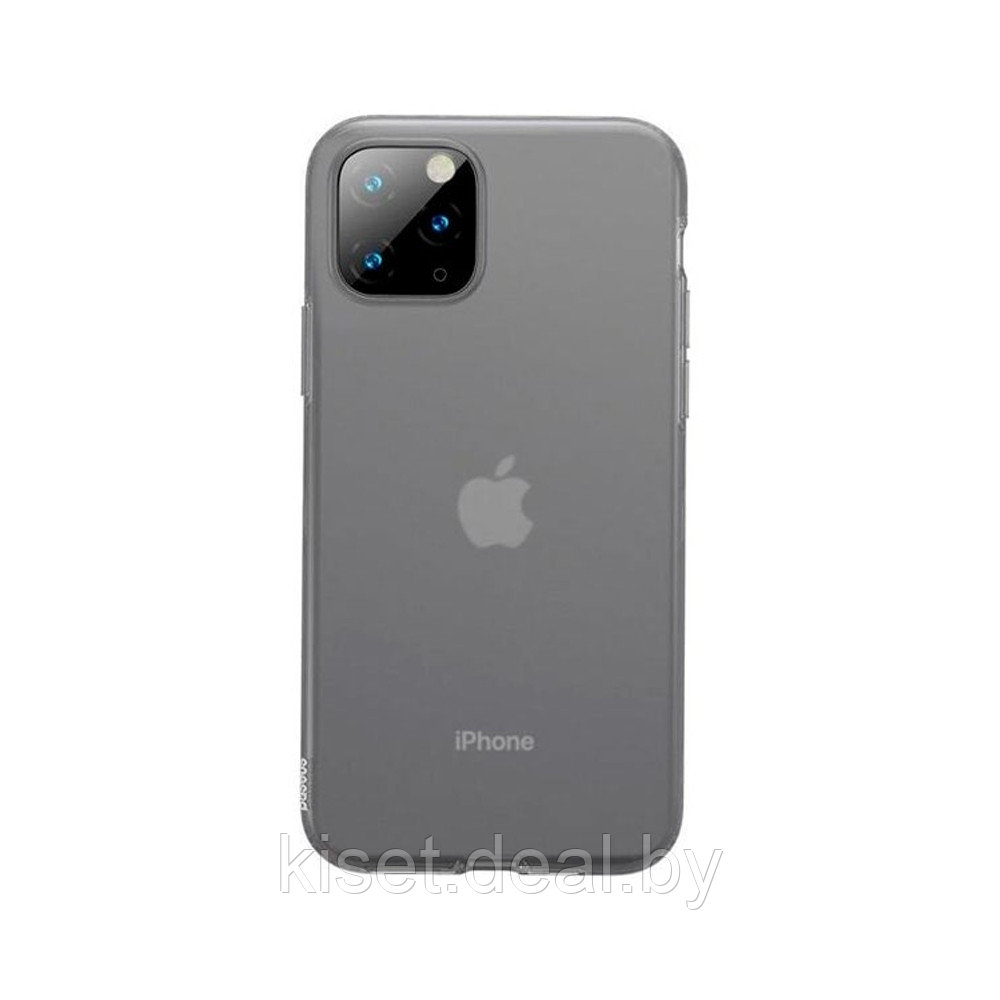 Чехол Baseus Jelly Liquid WIAPIPH65S-GD01 для iPhone 11 Pro Max черный - фото 1 - id-p214998802