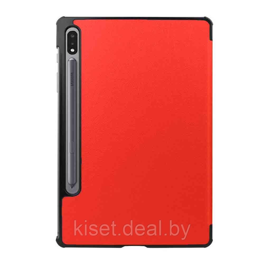 Чехол-книжка KST Smart Case для Samsung Galaxy Tab S8 Ultra 14.6 (SM-X900 / SM-X906) красный - фото 2 - id-p214999478