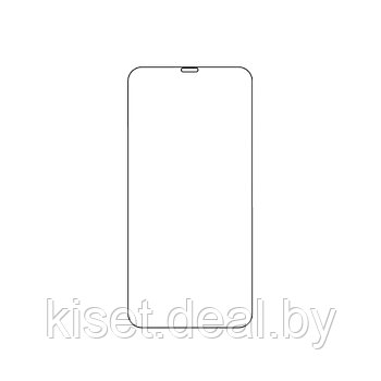 Защитная гидрогелевая пленка KST HG для Apple iPhone 12 / 12 Pro на весь экран прозрачная