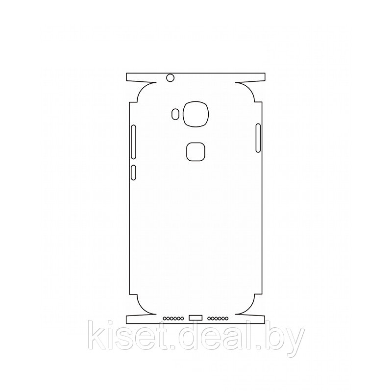 Защитная гидрогелевая пленка KST HG для Huawei G7 Plus на заднюю крышку и боковые грани - фото 1 - id-p214998021