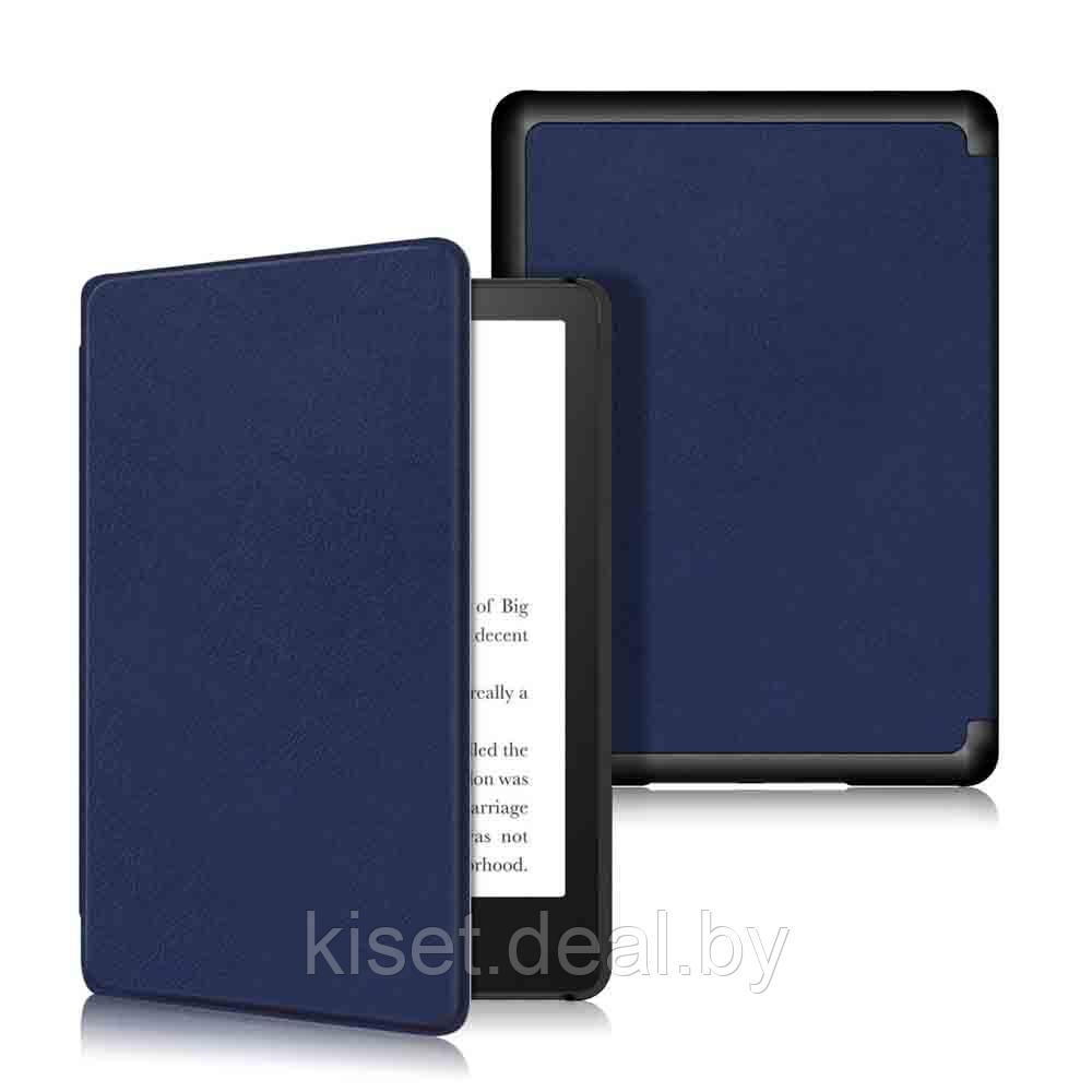 Чехол-книжка KST Smart Case для Amazon Kindle Paperwhite 5 6,8" (2021) синий с автовыключением - фото 1 - id-p214999483