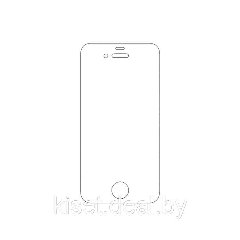 Защитная гидрогелевая пленка KST HG для Apple iPhone 4 на весь экран прозрачная - фото 1 - id-p214996969