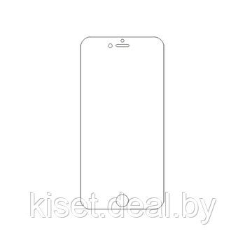 Защитная гидрогелевая пленка KST HG для Apple iPhone 6 / 6s на весь экран прозрачная