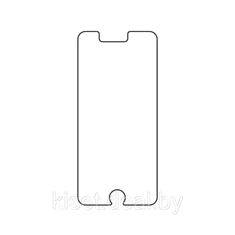 Защитная гидрогелевая пленка KST HG для Apple iPhone 6 / 6s на экран до скругления прозрачная